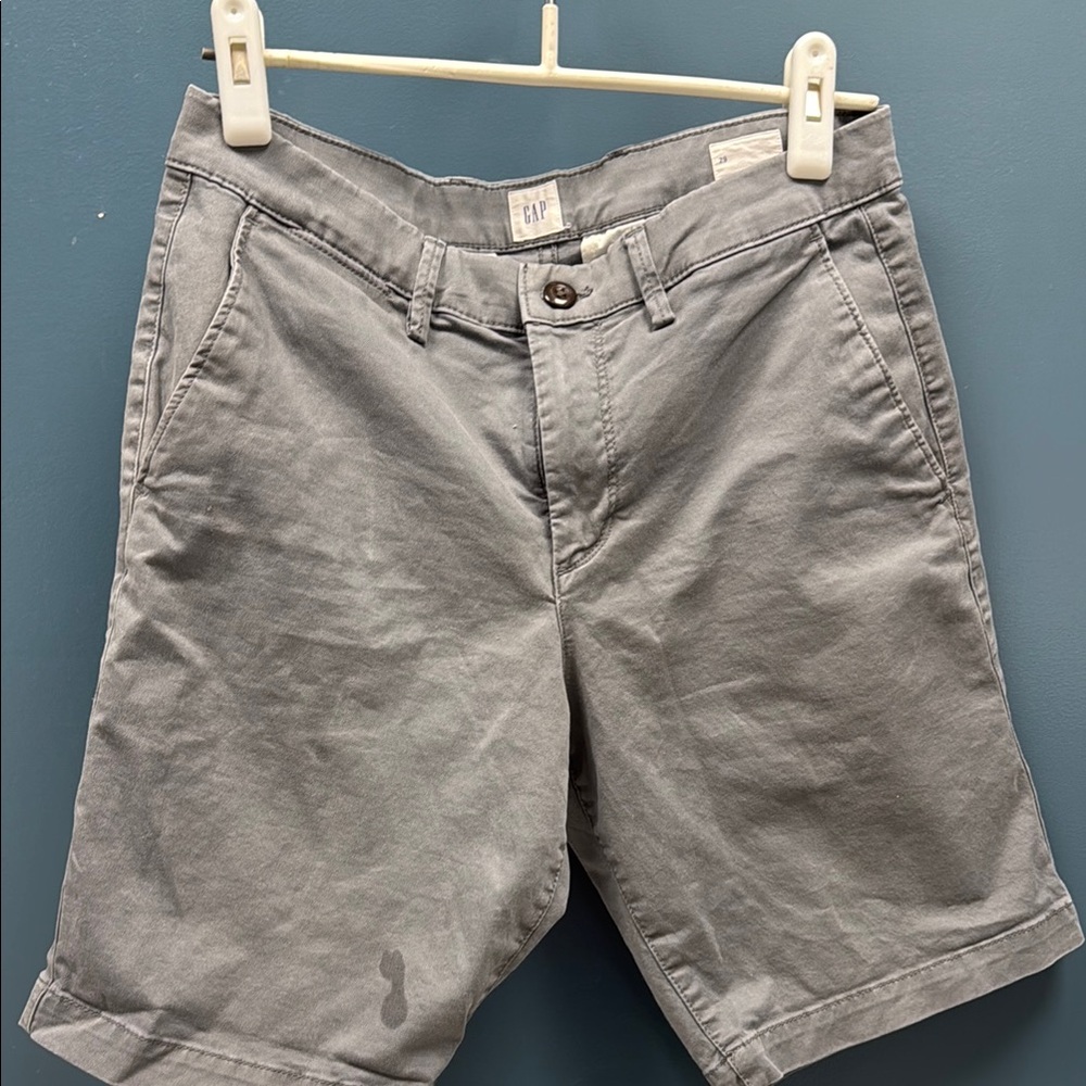 GAP Gray Flat Front Shorts for Casual Wear